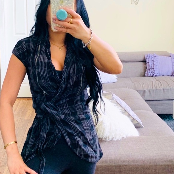 ๐ DIESEL PLAID WRAP SHIRT - Picture 5 of 5